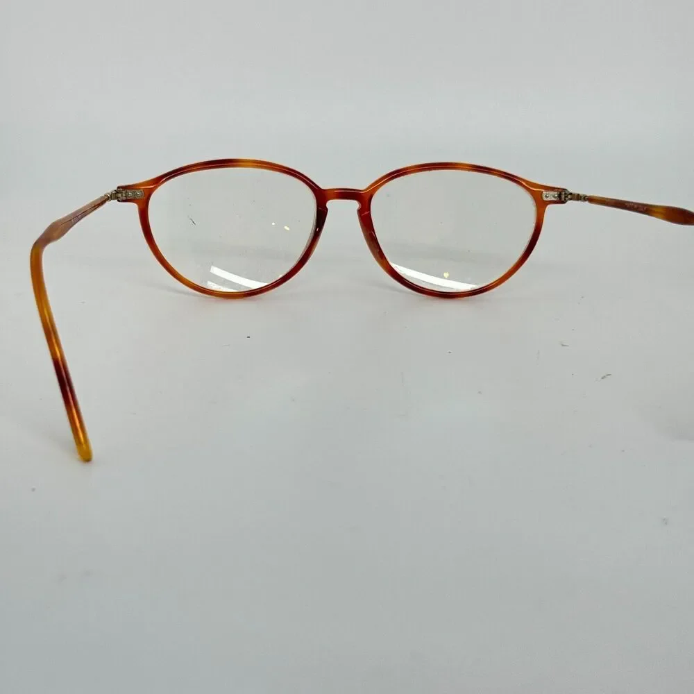Vintage Rodenstock Frame Eyeglasses Tortoise Shell Orange Tortoise‎ 50-15 H14034